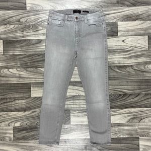 Jen7 by 7 For All Mankind, Ankle Skinny, size 6, Gray